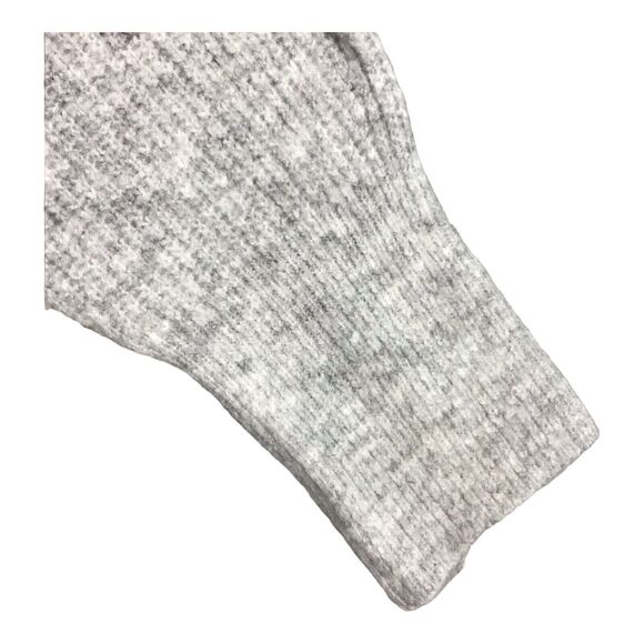 Halogen Womens 1X Heather Grey V-Neck Ribbed Long Pullover Sweater NWT - Picture 6 of 14